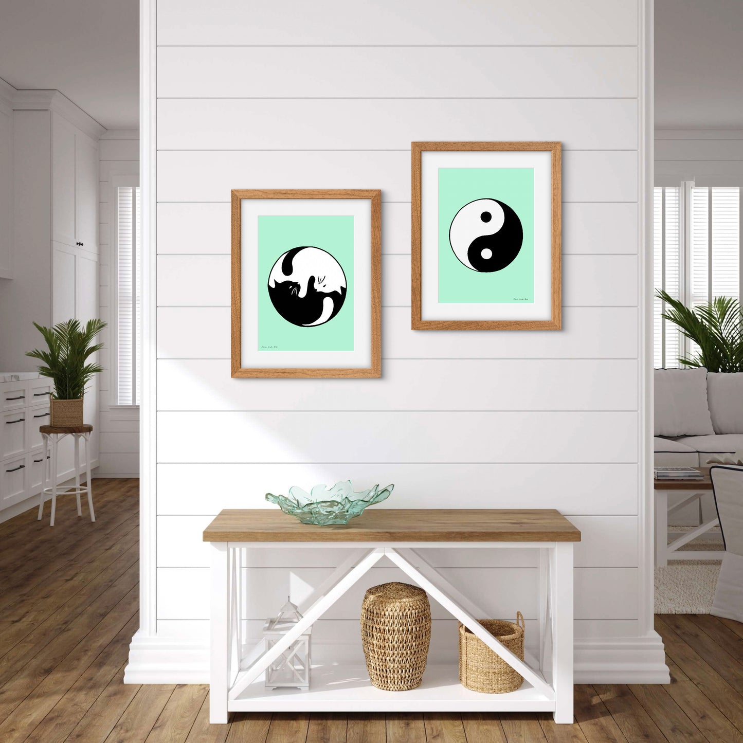 Yin and yang green