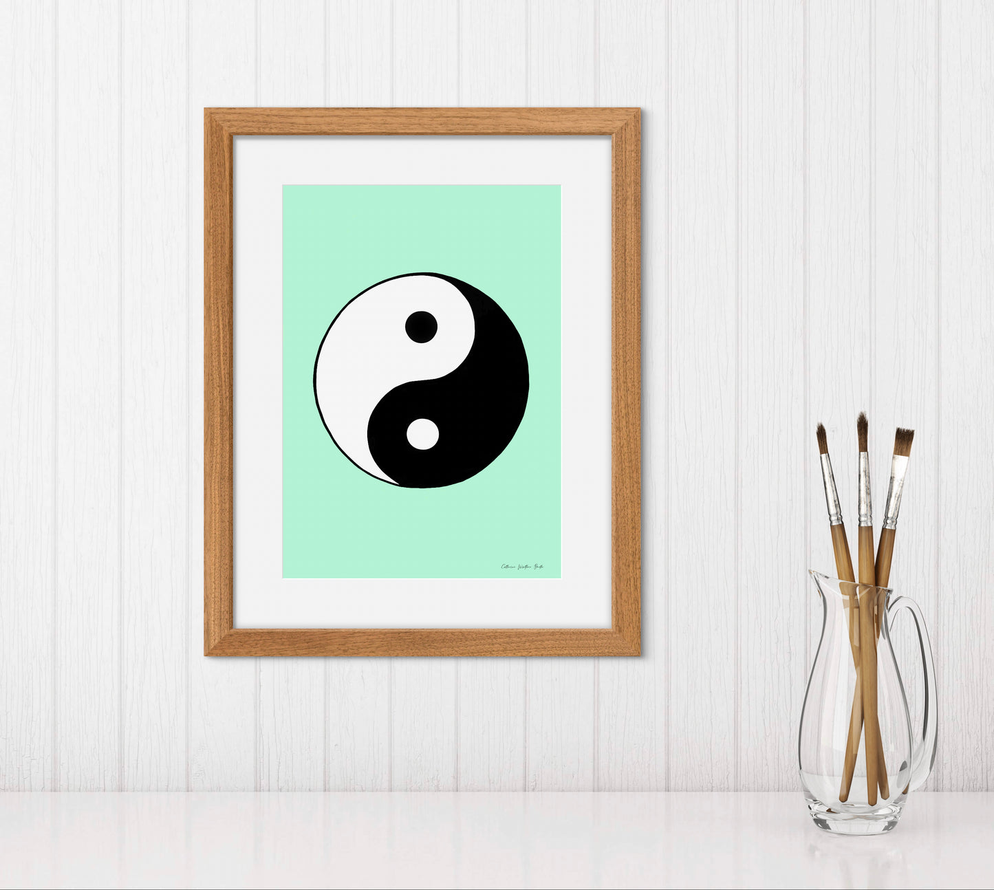 Yin and yang green