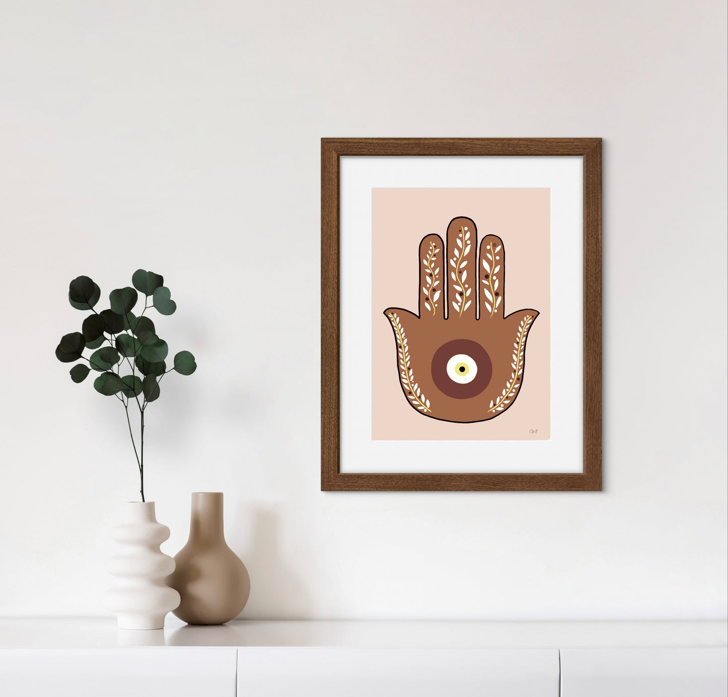 Evil eye brown