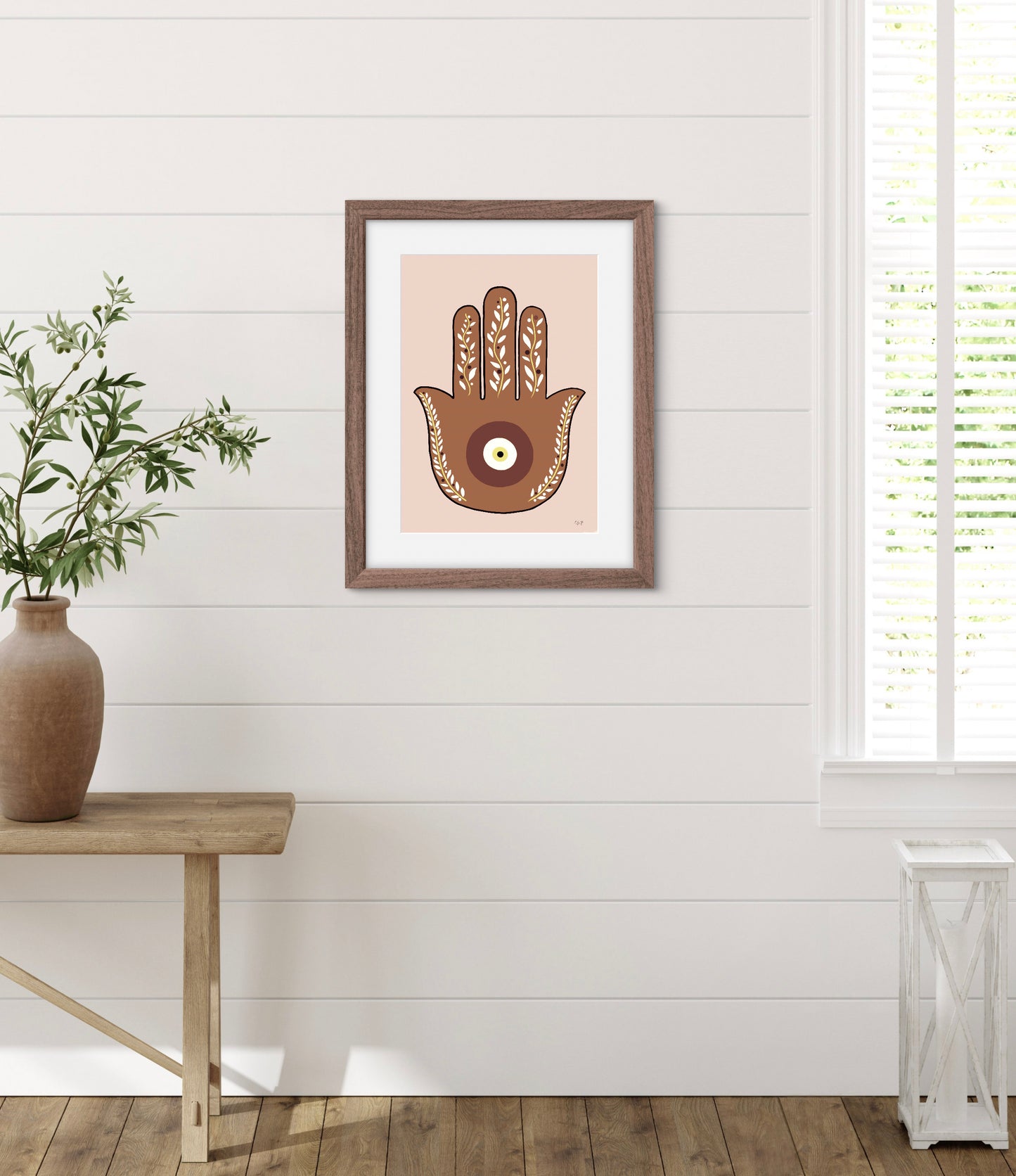 Evil eye brown