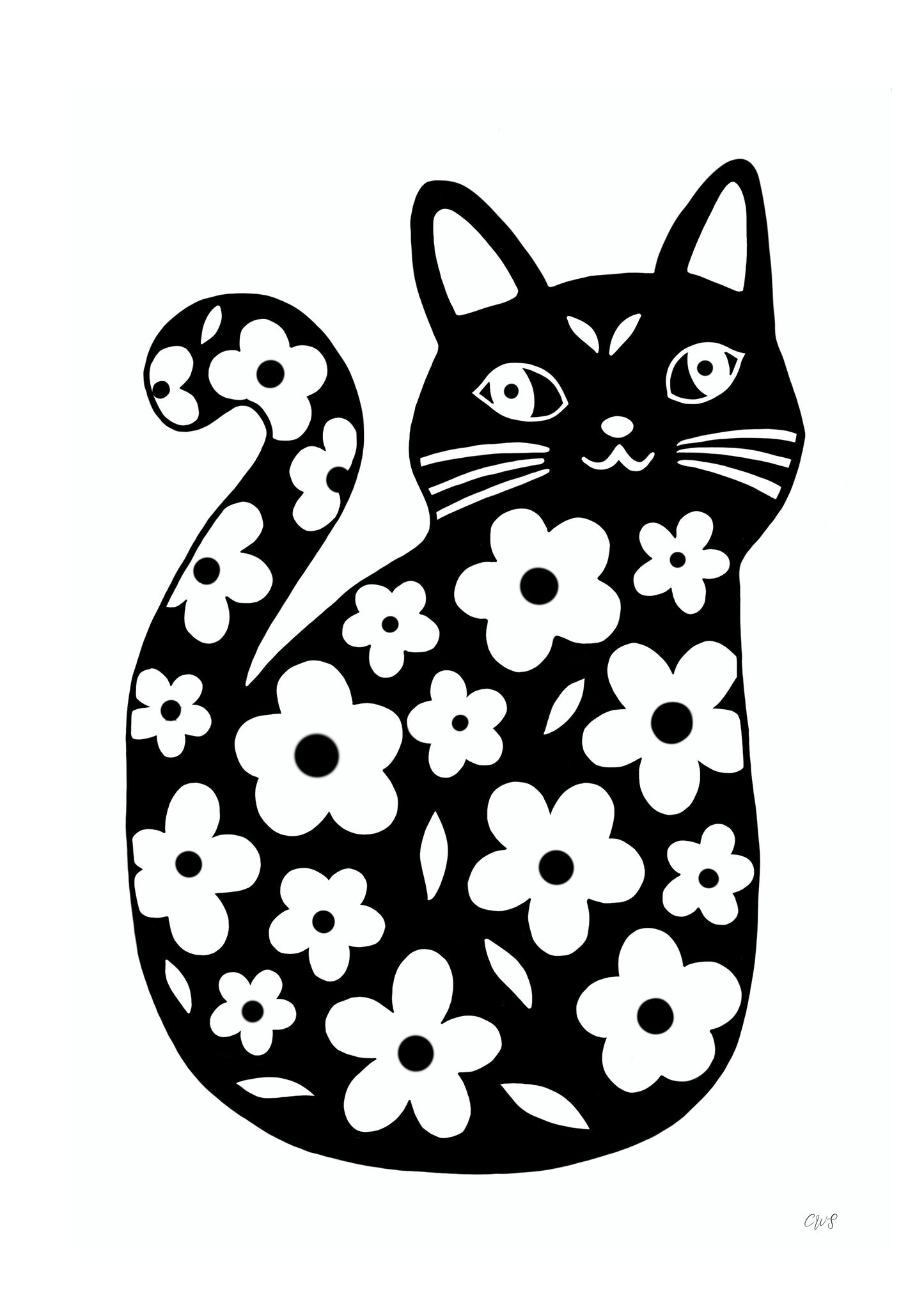 Retro cat