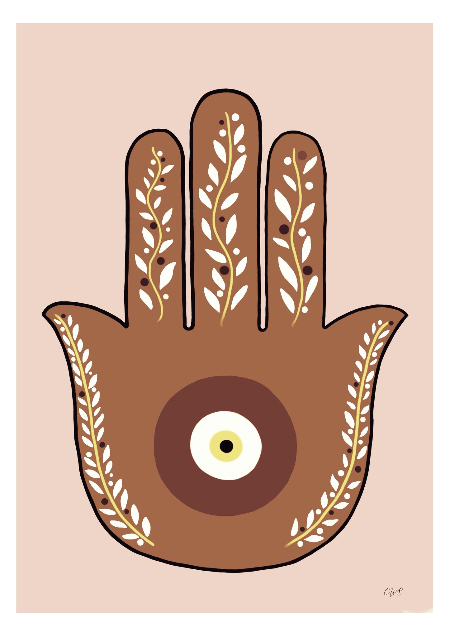 Evil eye brown
