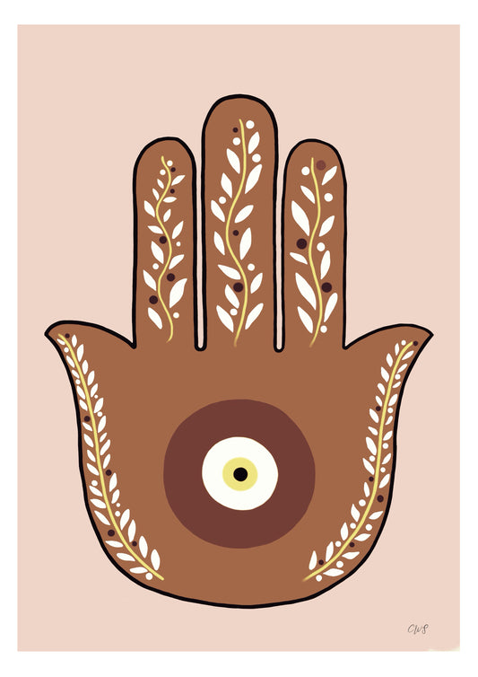 Evil eye brown