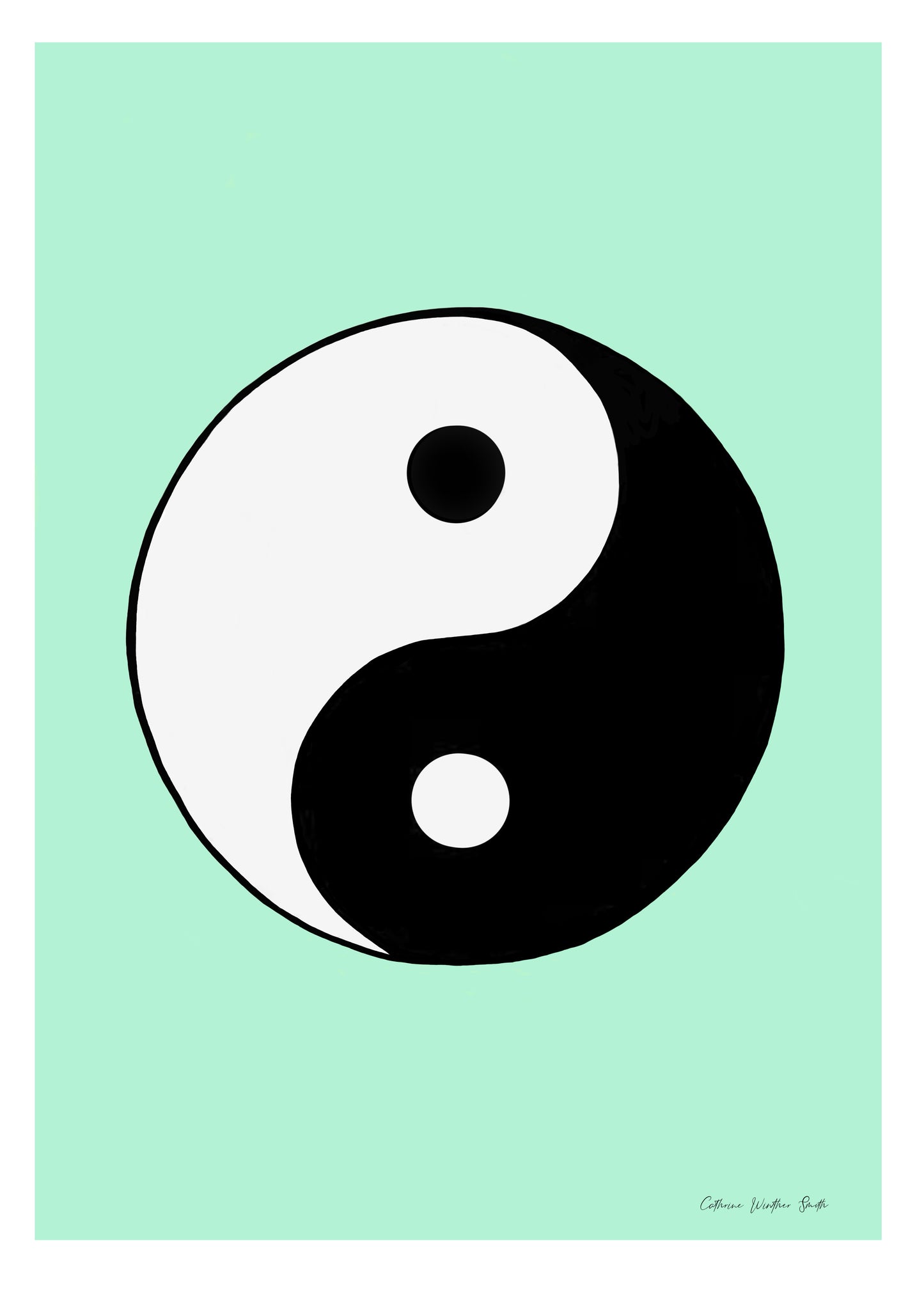 Yin and yang green